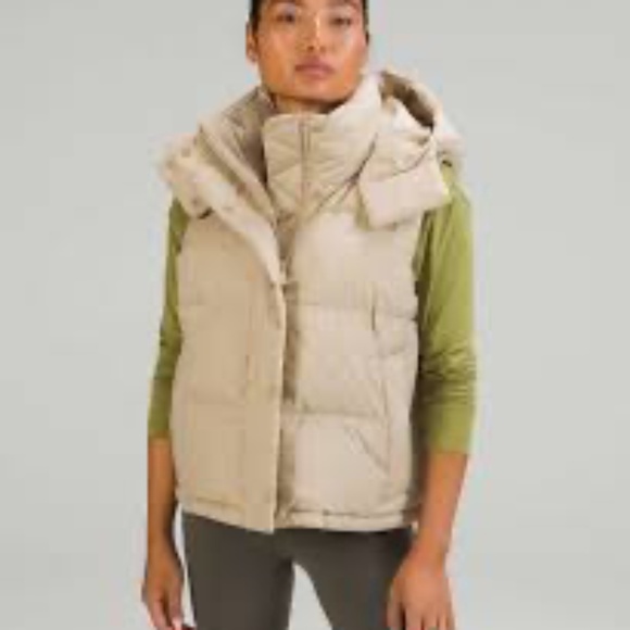 NWT Lululemon Wunder Puff Vest Size 8 Trench - Picture 1 of 4